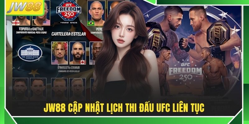 Lịch Thi Đấu UFC JW88 - 5 Trận Main Card Gay Cấn Nhất
